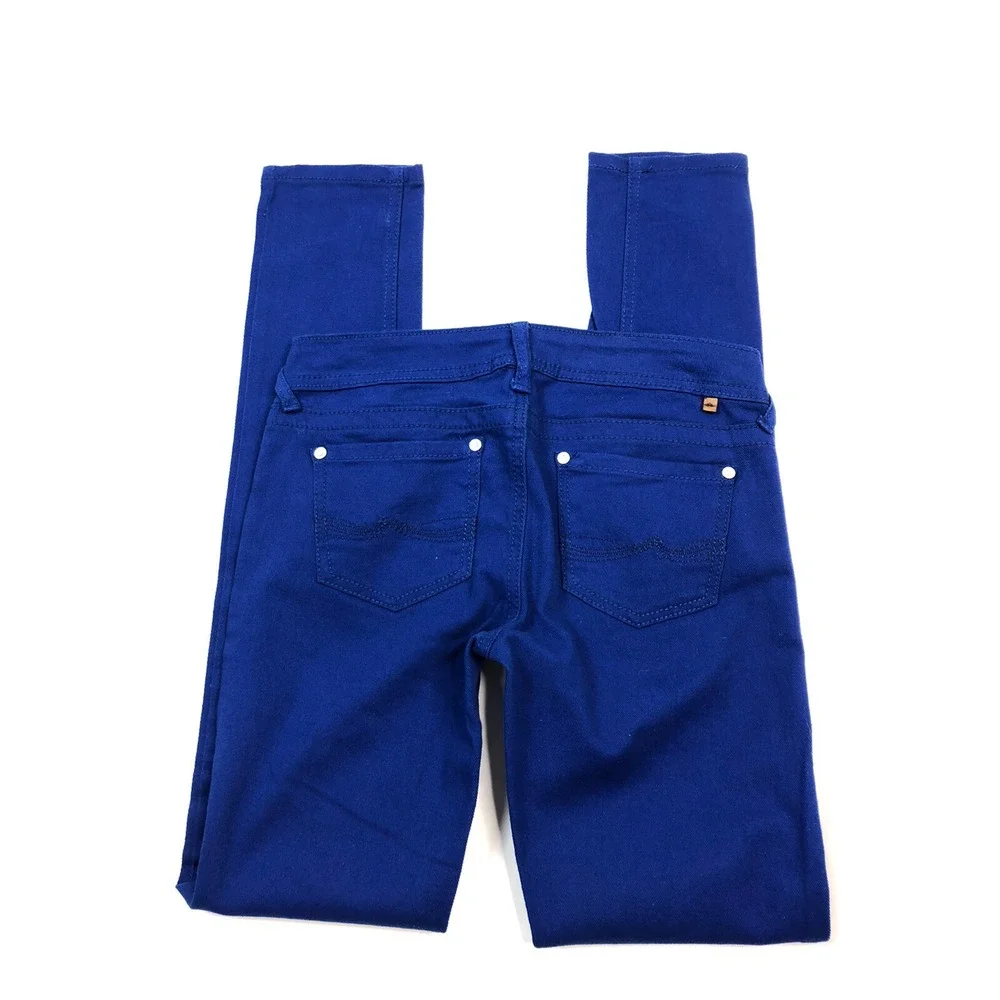 ALMOST FAMOUS Premium Juniors Size 5 Jeans Blue - Picture 7 of 9